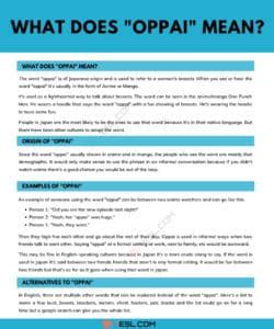 opaai|oppai Meaning & Origin .